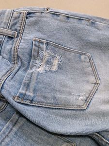 Ripped Light Wash Jeans