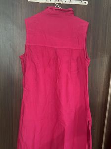 Pink Sleeveless Festive Kurta’s