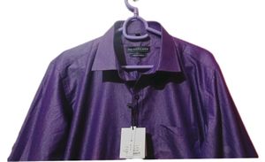 Par Excellence Men Purple Formal Wear Shirt