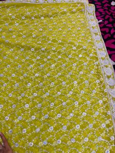 Y2k bollywood style premium lime green saree