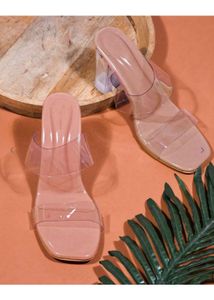 TRANSPARENT HEELS BRAND NEW &amp; UNUSED