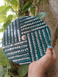 💙Handmade Wall Hanging💙( Clay And Mirrors)