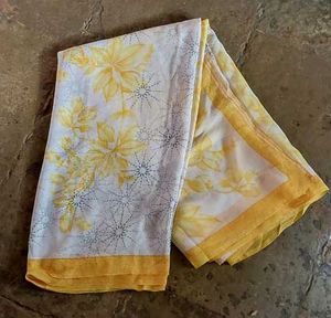 Elegant Floral Print Saree
