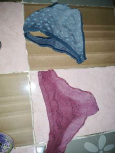 Blue patterned brief Set