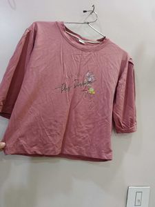 Cute Pink Graphic Tee