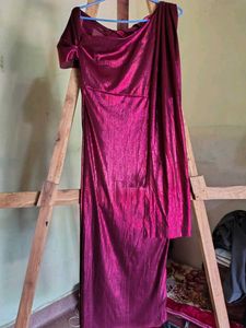 Elegant metallic Gown