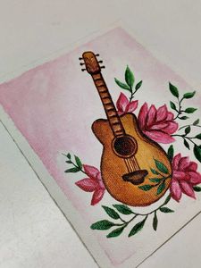 Guitar Acrylic Painting