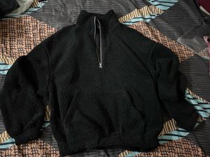 Black Teddy Sweatshirt- Oversized- Very Warm