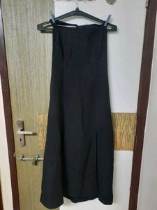 Black Slit Dress