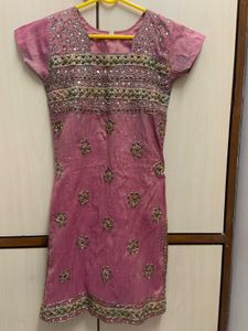 Partywear Readymade Chudidar Suit 3 Pcs Set