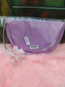 Trendy Lilac Plum Pouch – Stylish &amp; Compact