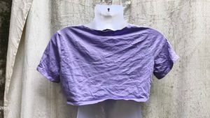 Cute Purple Crop Top