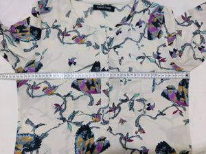 Printed Beige Top