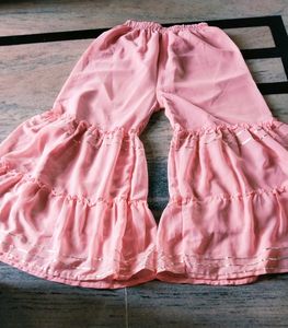 Baby Pink Sharara No Damage