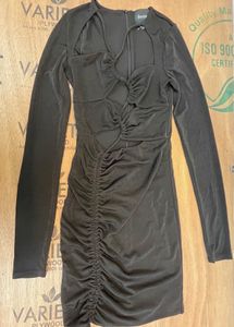 Bershka Black Mini Dress