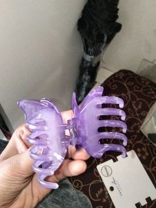 Purple Butterfly Hair Clip