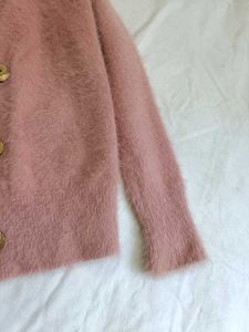 Fluffy Pink Cardigan