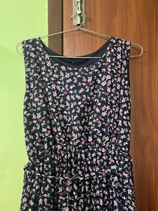 Beautiful Navy Blue Floral Dresses