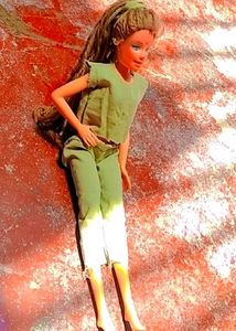 Vintage Green Outfit for Barbie Doll
