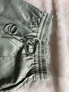 Zara Satin High Rise Trouser
