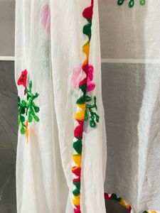 Handmade Embroidered Dupatta