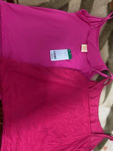 Pink Cami Tops