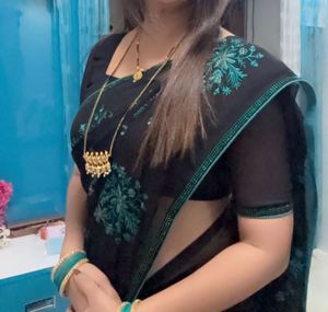 Black Embroidery Saree