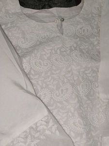 Chikankari White Kurta