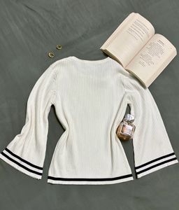 Stylish White Knit Top