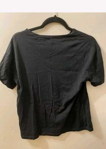 ZARA Black Regular T Shirt For Women