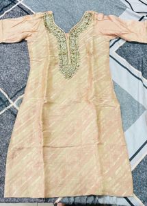 Elegant Peach Sharara Suit
