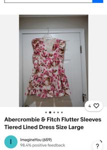 Pink Floral Dress