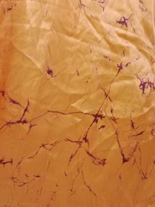 Orange Batik Oversized Top