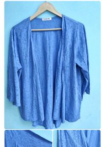 Blue Floral Cardigan