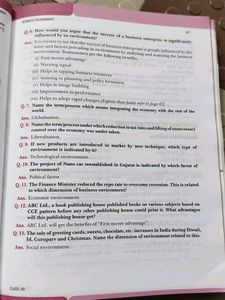 Class 12th Business Studies.