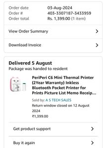 This Is A Portable mini Printer