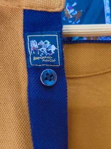 Vintage Mustard Long Sleeve Polo