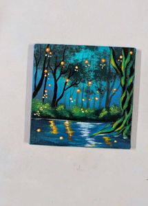 Mini Enchanted Forest Canvas Art Painting
