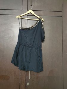 279rsOne Shoulder Playsuit