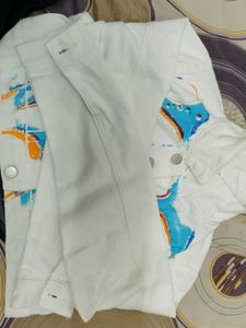 Unique Painted Denim Jacket