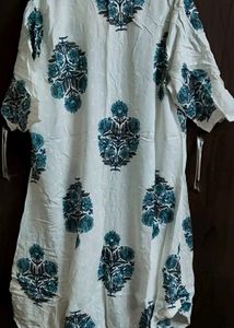 New Floral Print White Top