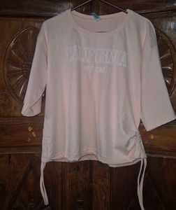 California West Coast&#34; Ruched T-Shirt