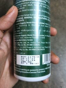 Organic Hair Strengthening Shampoo,Hair Re-Growth With Coffee Extract