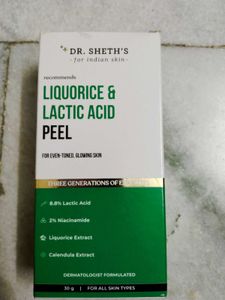 DR.SHETH&#39;S Anti Tanning Peel-Liquorice and Latic