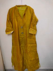 Mustard Yellow Kurta