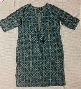Boho Diamond Print Kurta