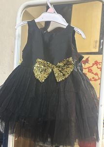 Black Baby Party Wear Frock