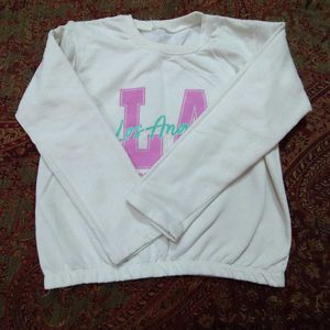 White Sweat Shirt For Women