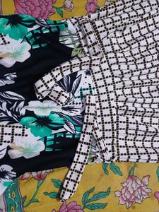 Floral Design Long Midi Dress At Lowest Prize.