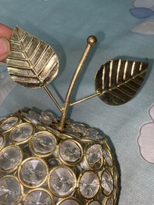 Crystal Apple Decor